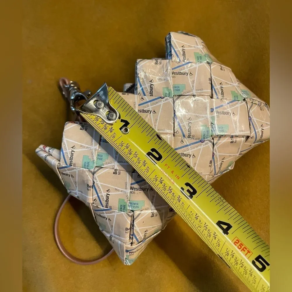 Ecoist Recycled Map Wristlet